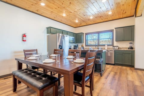 Hochatime's inviting dining area