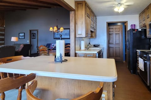 Whip up culinary delights with rustic charm and modern amenities! Enjoy the spacious layout.