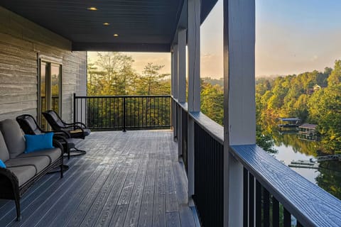 Your balcony retreat awaits. And, enjoy stunning views while lounging in style on this spacious outdoor haven!