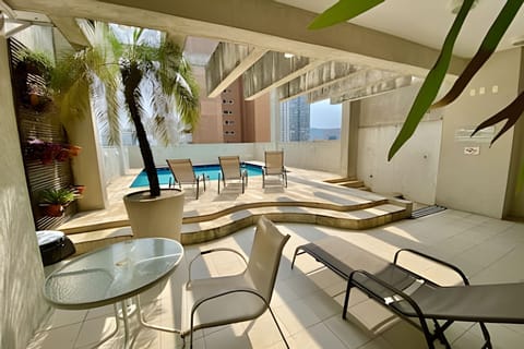 Swimming pool,Balcony / Terrace