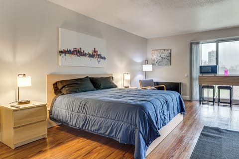 Detroit Vacation Rental | Studio | 1BA | 580 Sq Ft | Elevator Access