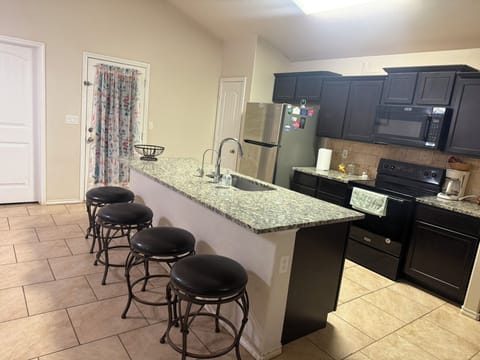 Kitchen and dining area