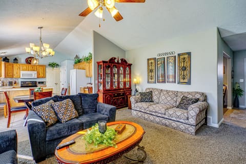 Living Room | 1st Floor | Flat-Screen TV | DVD Player | Video Library