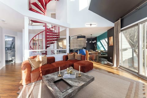 Stretch out, snuggle up, and stay awhile. This living room was designed for one thing: total relaxation (with a side of fun).
