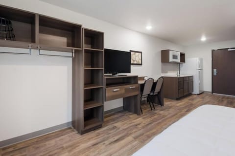 Working space and kitchen view