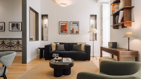 Sophisticated yet welcoming, this living area captures the essence of refined Lisbon living—bold art, plush seating, and modern serenity.

#TimelessInteriors #LisbonEscape #CuratedSpaces #Portugal #AndoLiving