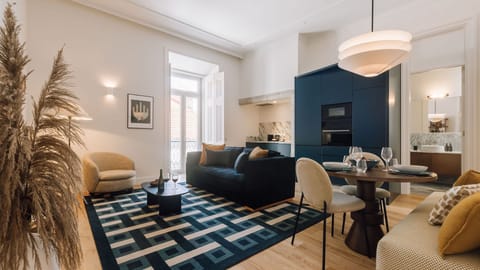 A peaceful living area with soft tones — perfect for relaxing after a day exploring Lisbon.
 #AndoLiving #Portugal #Santos #LisbonVibes #CozyMoments