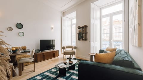 Natural light floods this serene living room, blending comfort with sophisticated design.
 #AndoLiving #Portugal #Santos #LisbonLiving #InteriorGoals