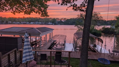 View from hot tub