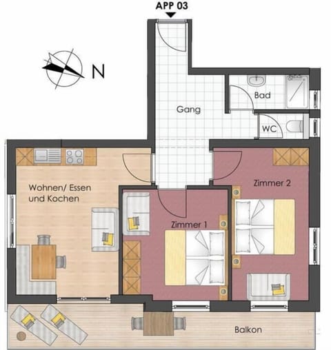 HAUS ANDREA-CÄCIEL Apartment "RETTENSTEIN Nr. 3" - Apartment Andrea-Cäciel Apartment in Salzburgerland