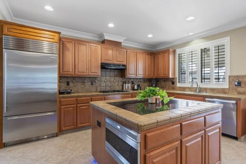 Fully stocked and functional for all your culinary creations.