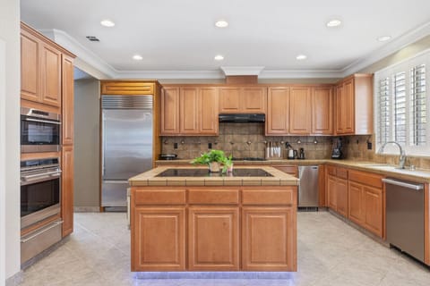 Fully stocked and functional for all your culinary creations.