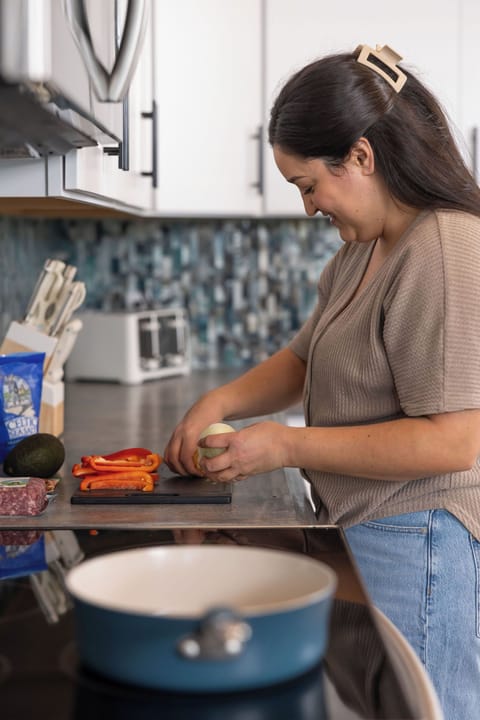 Everything you need to prepare meals at home.
