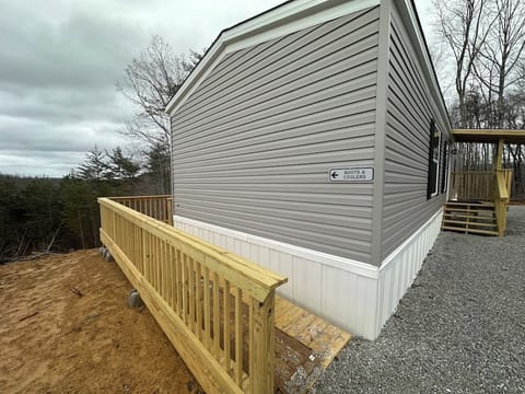 Ramp to aroound the back of house