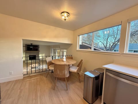 Full kitchen with all kinds of appliance