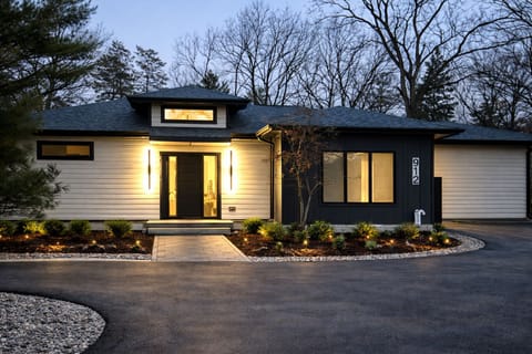 Exterior of the home