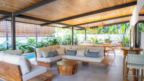 The perfect terrace for sunset cocktails and morning yoga