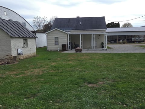 Rear entrance and yard