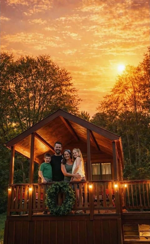 ✨ Where Family Memories Are Made — Cozy cabin nights and glowing sunsets.