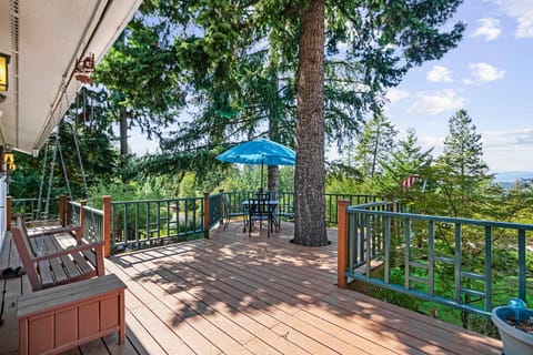 Front patio off of the primary suite invites serenity that the Hayden pace brings.