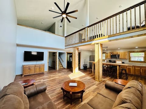 Living Area and Kitchen