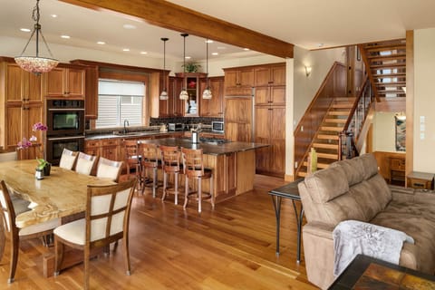 Kitchen and dining room