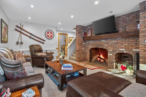 Brick Fireplace (decorative only) | Holiday Decor | Forest Views