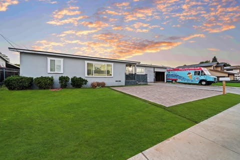 Wide and welcoming — a spacious driveway with room to spare.
