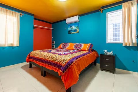 Primary bedroom with a comfortable king bed