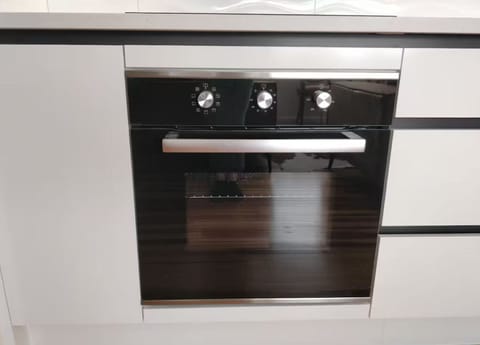 Built-in oven for easy home cooking.