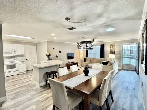 Open Concept: Dining, Kitchen & Living Room