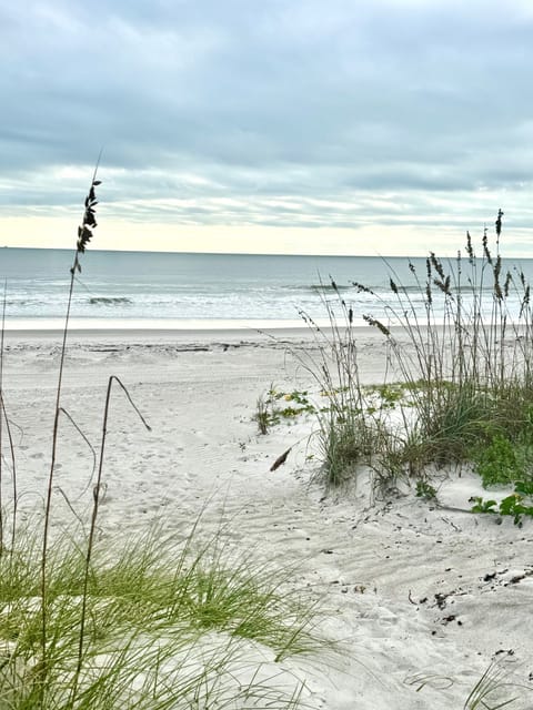 Immediate access to private beach