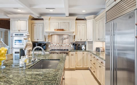 Chef’s Kitchen Featuring a Grand Island & Oceanview Breakfast Nooks