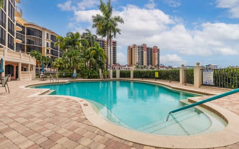 Building`s exclusive heated pool