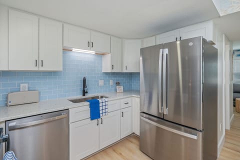 Ample fridge space for a convenient and comfortable stay.