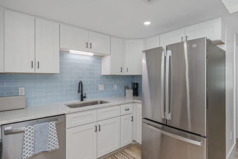 Ample fridge space for a convenient and comfortable stay.