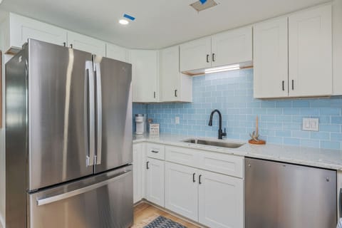 Ample fridge space for a convenient and comfortable stay.