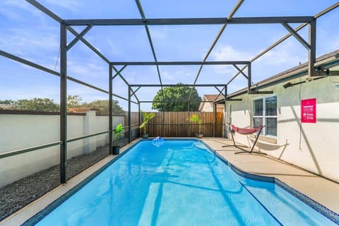 Enjoy your own private screened-in pool—perfect for sunny Florida days and relaxing breaks between theme parks.