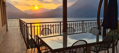 Balcony view of Lake Como