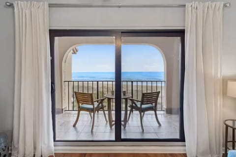 The perfect private ocean front balcony to take in the sunrise and stars 