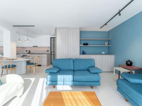 Furniture, Interior Design, Flooring, Floor, Wood, Ceiling, Room, Apartment, Table, Lighting