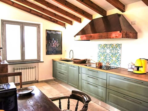 Kitchen, Interior Design, Furniture, Countertop, Cabinetry, Flooring, Wood, Kitchen Appliance, Floor, Light Fixture