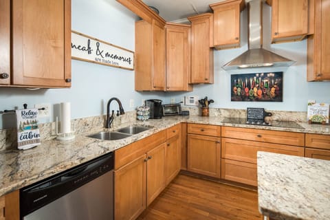 Spacious Kitchen | Stainless Steel Appliances & Island