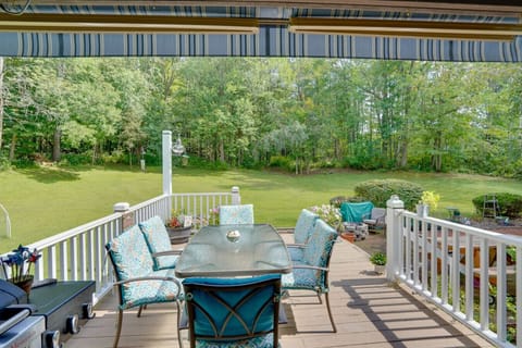 Outdoor Retreat | Spacious Deck and Private Green Space