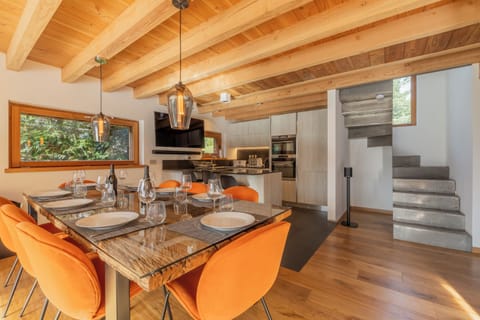 Kitchen and dining area