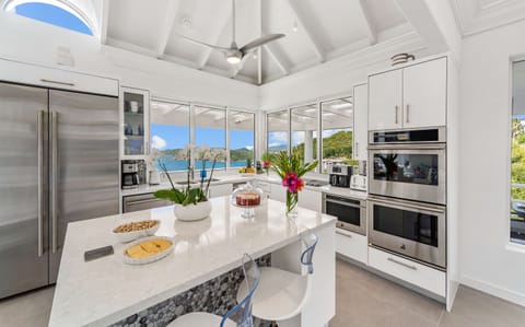 A gorgeous view while cooking or just gathering in the kitchen.