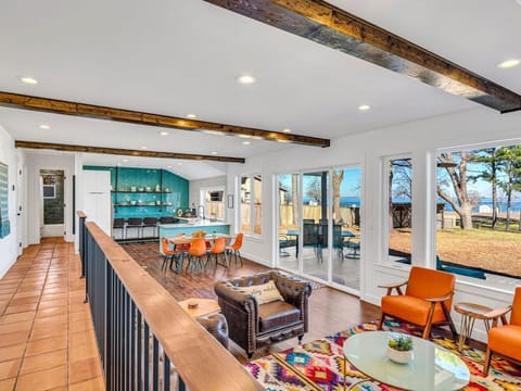 Come on in!  Windows, windows and more windows for spectacular lake views!