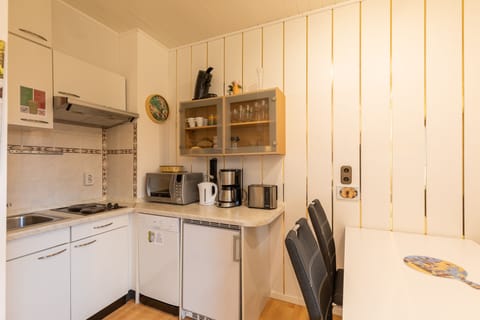Kitchen area with dishwasher