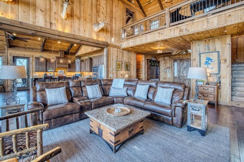 Large sectional sofa - cathedral ceiling