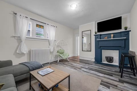 Living room with sofa bed